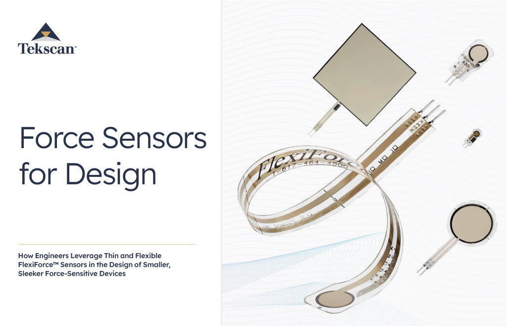 For more application implementation ideas see our Force Sensors for Design EBook