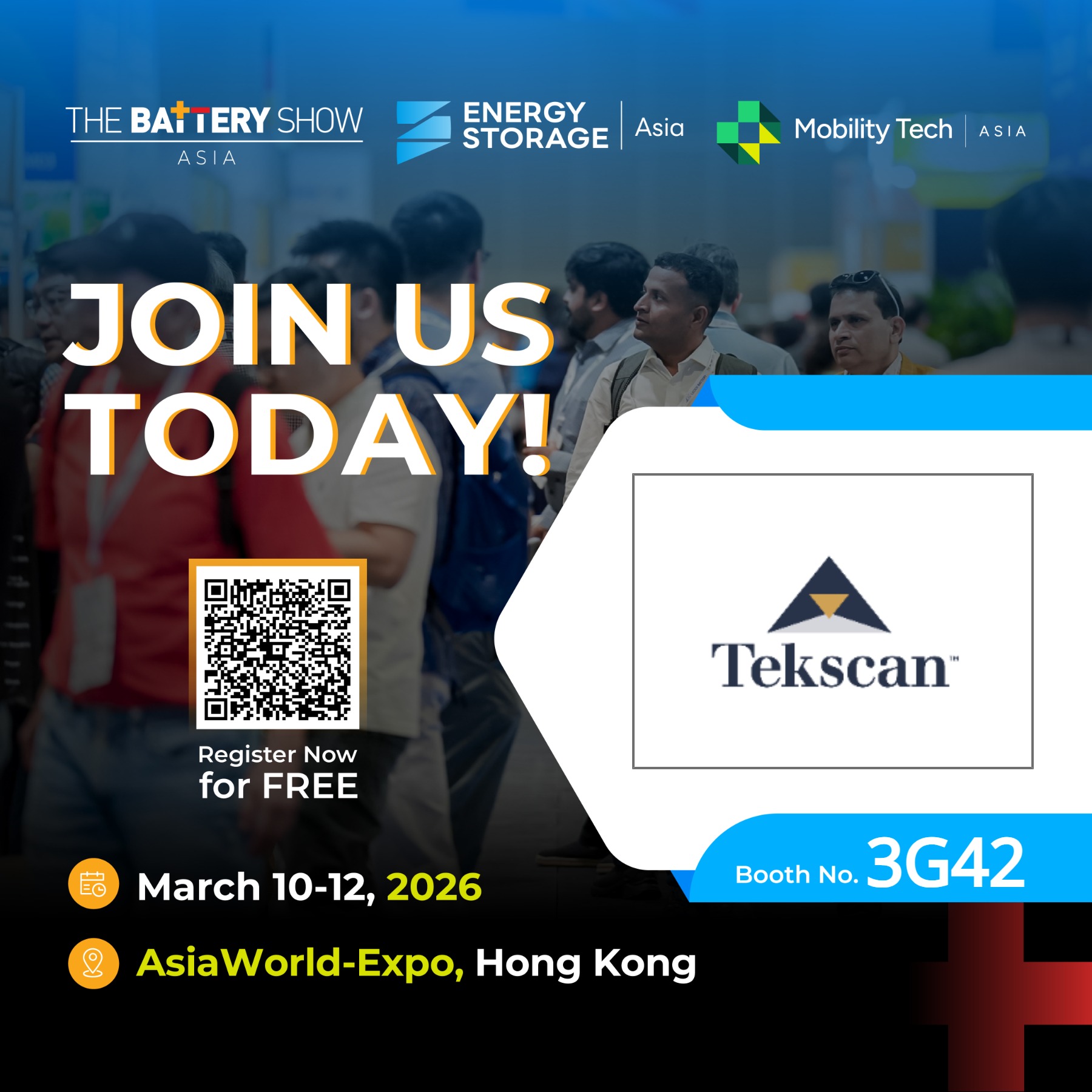 Tekscan at Battery Show Asia 2026