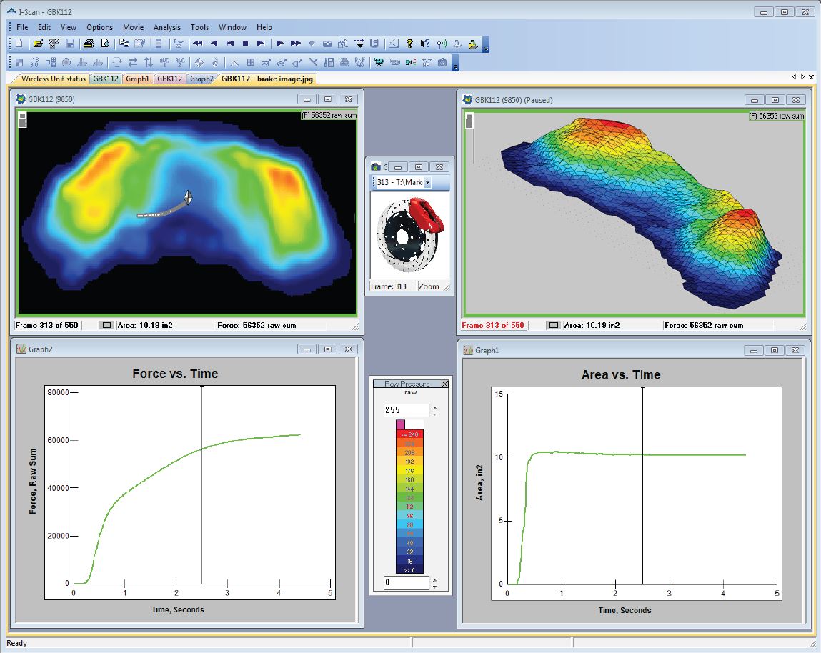 Brake Pressure Distribution Testing 