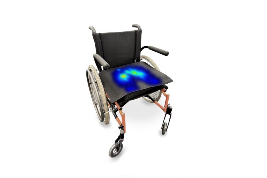 wheelchair with pressure mapping