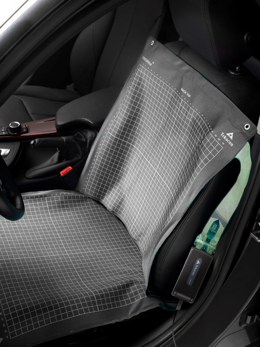 Seat Sensor in Body Pressure Mapping System with I-Scan 10