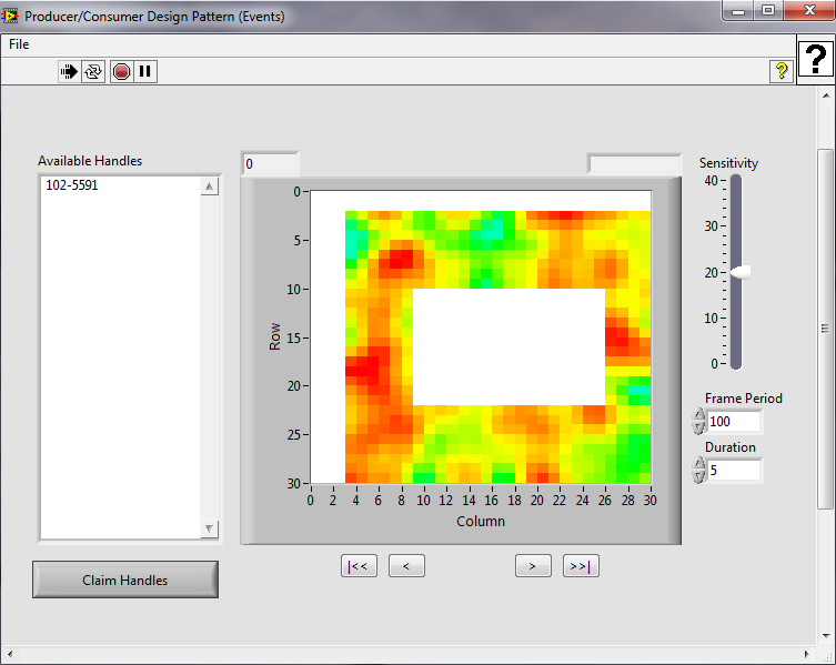 Pressure Sensor Output in LabVIEW