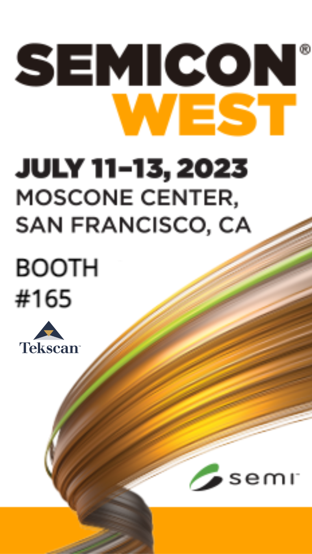 semicon west 2023 tekscan banner