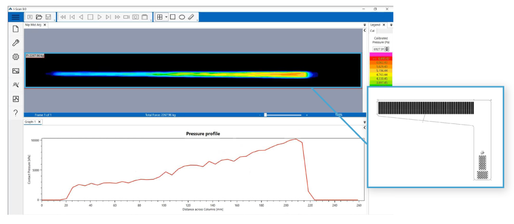 example of a unique sensor shape in i-scan