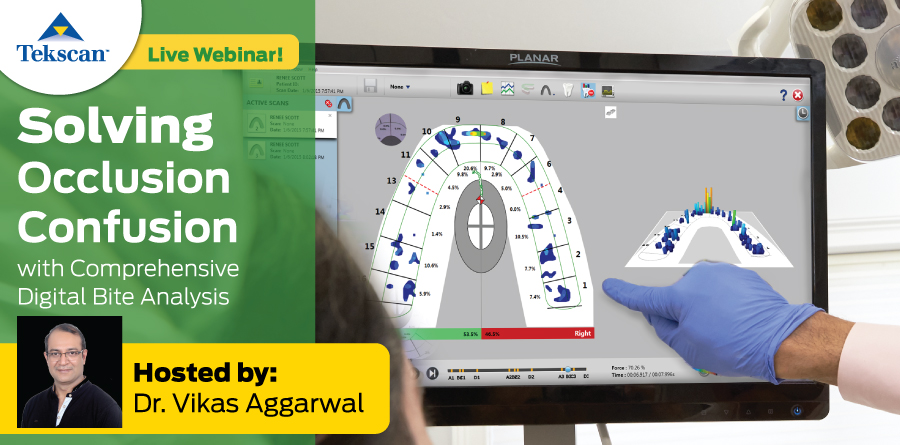 Tekscan Live Webinar Starring Dr. Vikas Agarwal