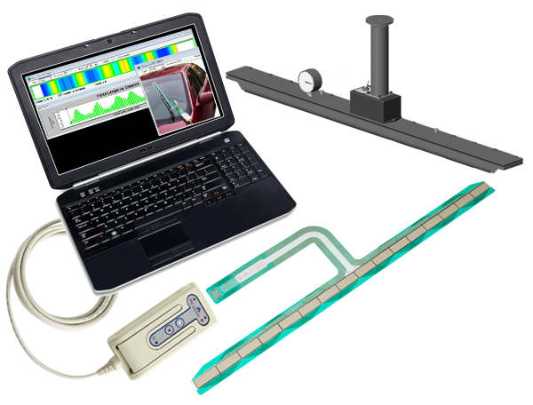 Wiper force and pressure measurement system with pressure sensor model #9920.