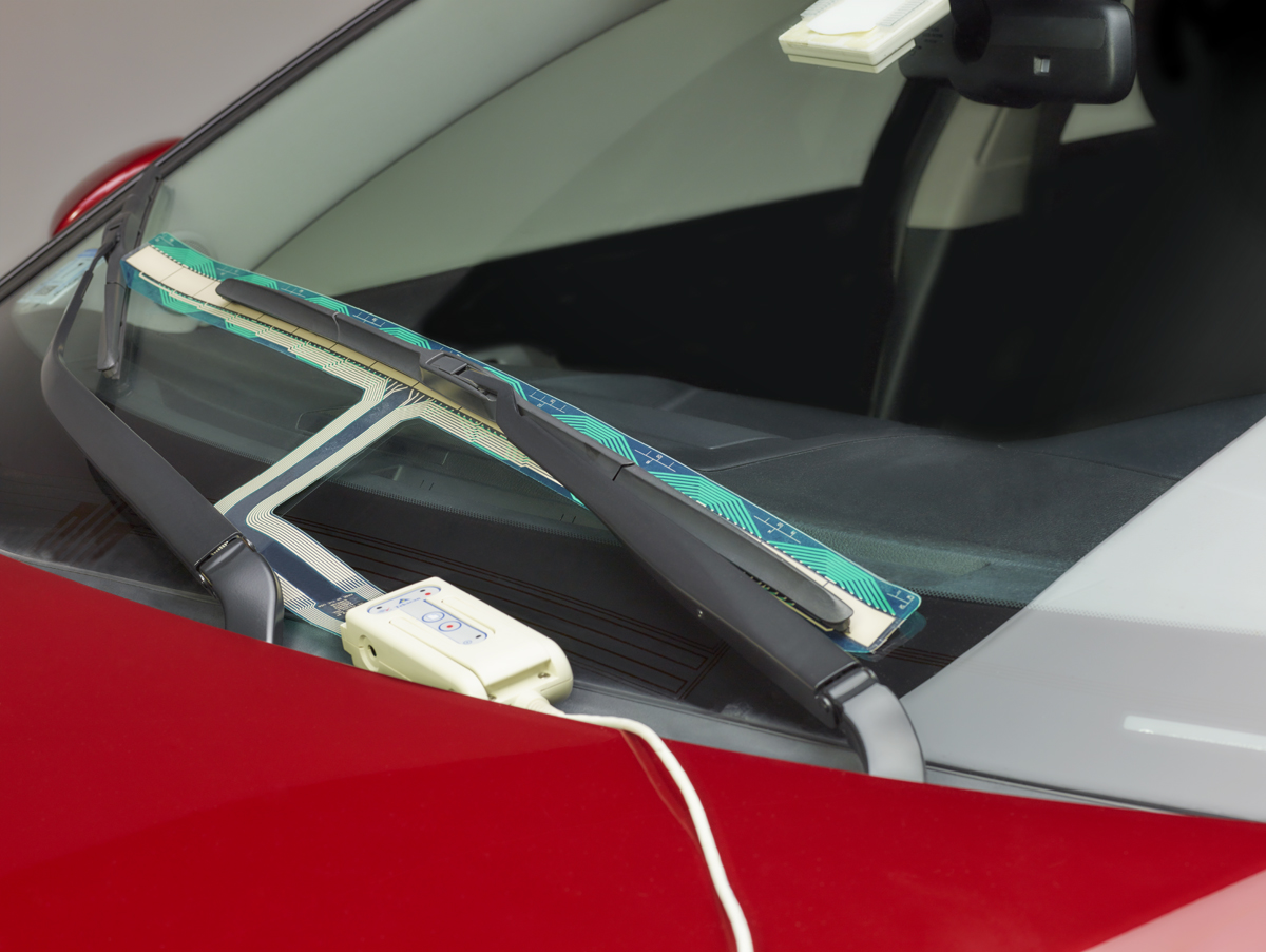 Windshield Wiper Pressure Distribution Tekscan