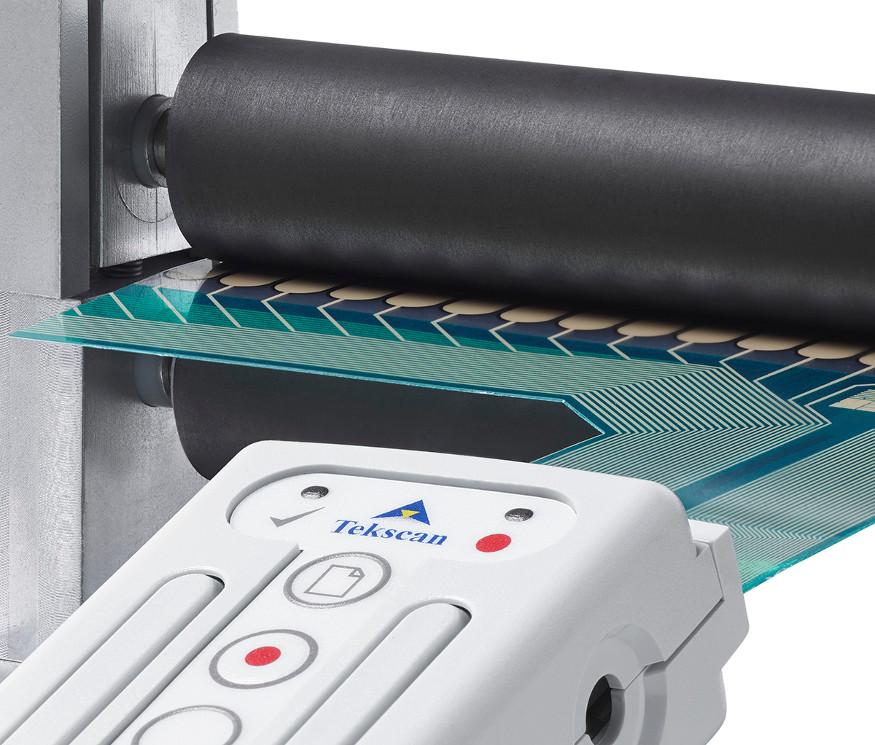 sensor test pressure tire Measurement Tekscan Nip and Pressure Roller sensor test pressure tire Measurement Tekscan Nip and Pressure Roller