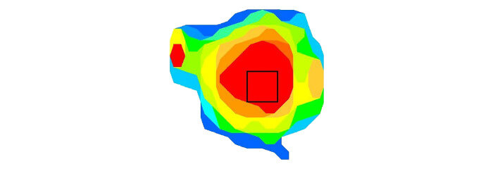 Pressure imaging for impact testing