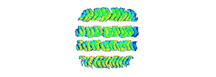 Pressure imaging for tire footprints