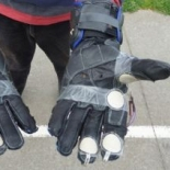 Force Feedback Glove for Motorbike Riding